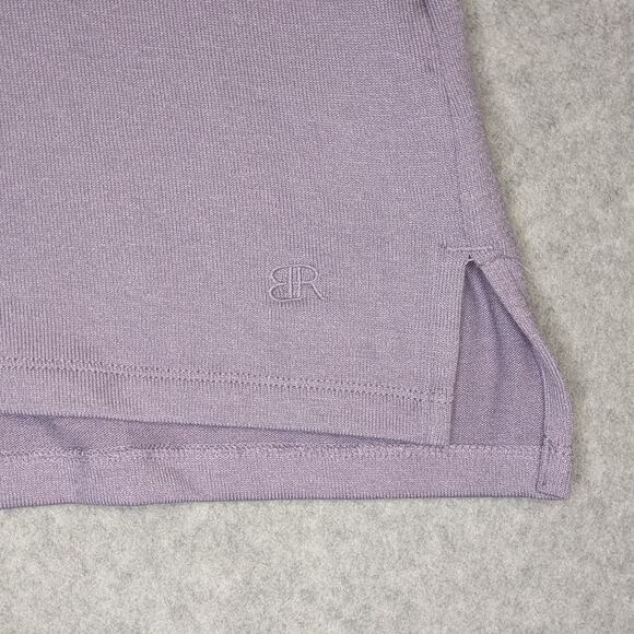 Banana Republic Purple V Neck Sweater L Long Sleeve Lightweight Knit Pullover - Picture 10 of 14